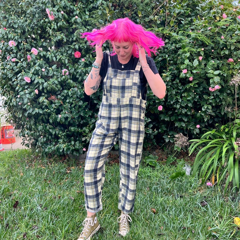 Plaid Women's Flannel Jumpsuit